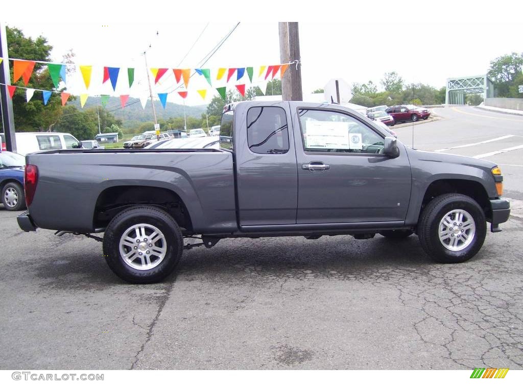 Dark Gray Metallic 2009 Chevrolet Colorado LT Extended Cab 4x4 Exterior Photo #12875200