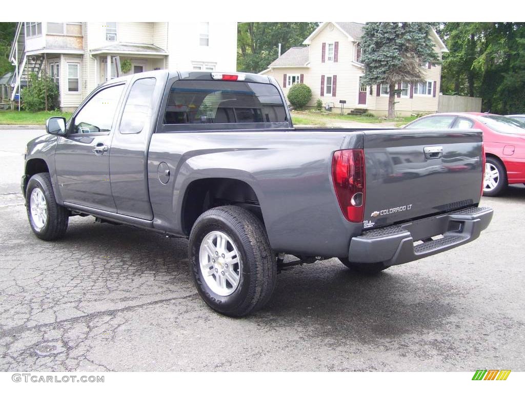 Dark Gray Metallic 2009 Chevrolet Colorado LT Extended Cab 4x4 Exterior Photo #12875266
