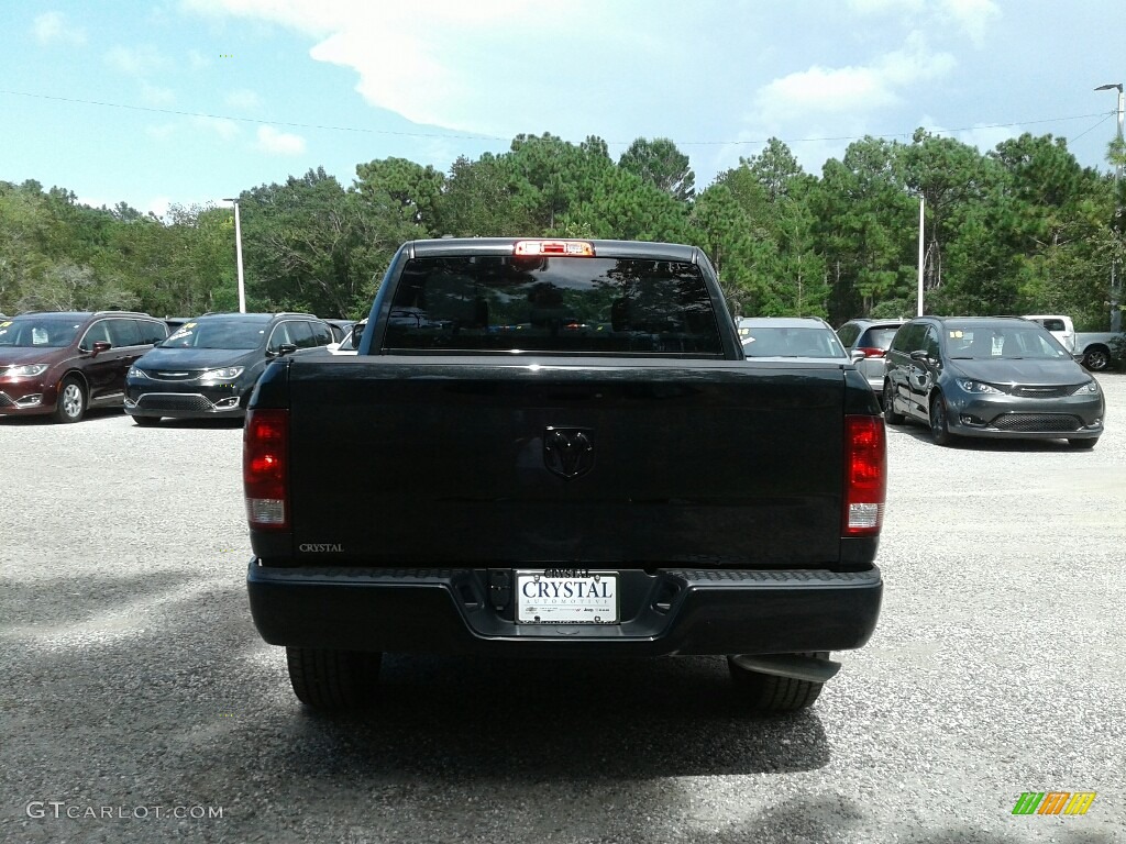 2018 1500 Express Crew Cab - Brilliant Black Crystal Pearl / Black/Diesel Gray photo #4