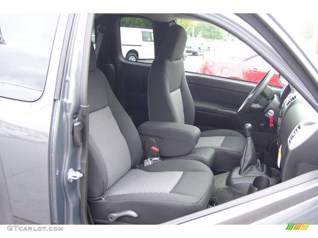 Ebony Interior 2009 Chevrolet Colorado LT Extended Cab 4x4 Photo #12875458