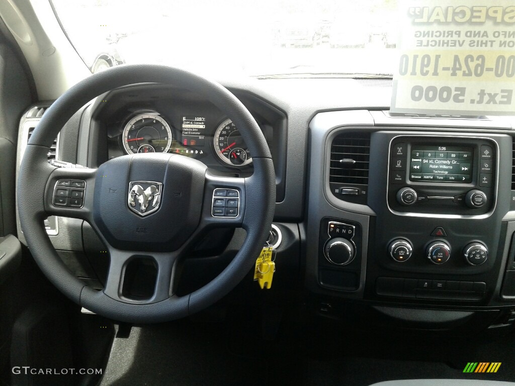 2018 1500 Express Crew Cab - Brilliant Black Crystal Pearl / Black/Diesel Gray photo #13