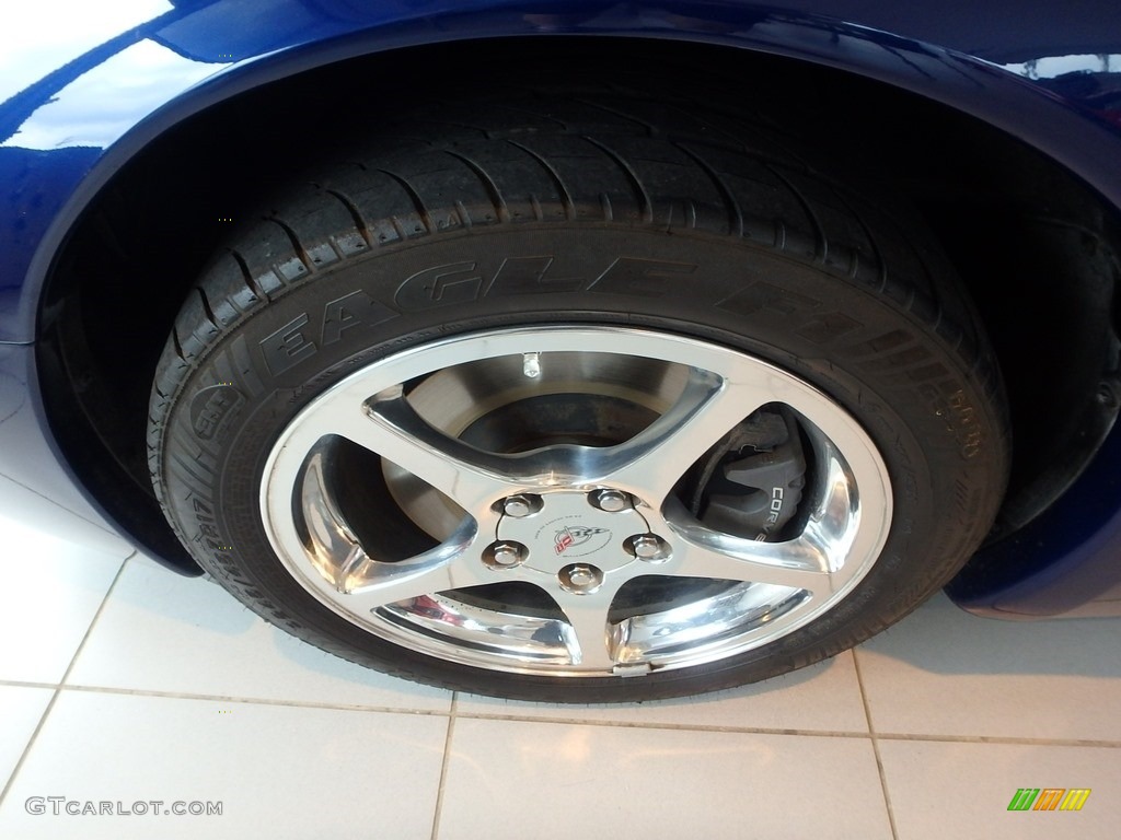 2004 Corvette Convertible - LeMans Blue Metallic / Shale photo #3