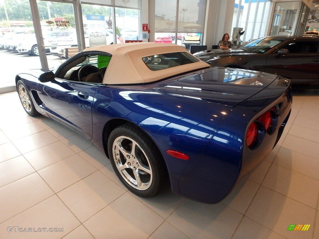 2004 Corvette Convertible - LeMans Blue Metallic / Shale photo #6
