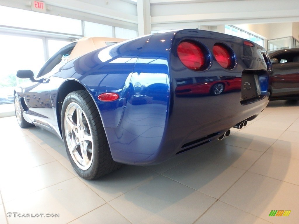 2004 Corvette Convertible - LeMans Blue Metallic / Shale photo #7