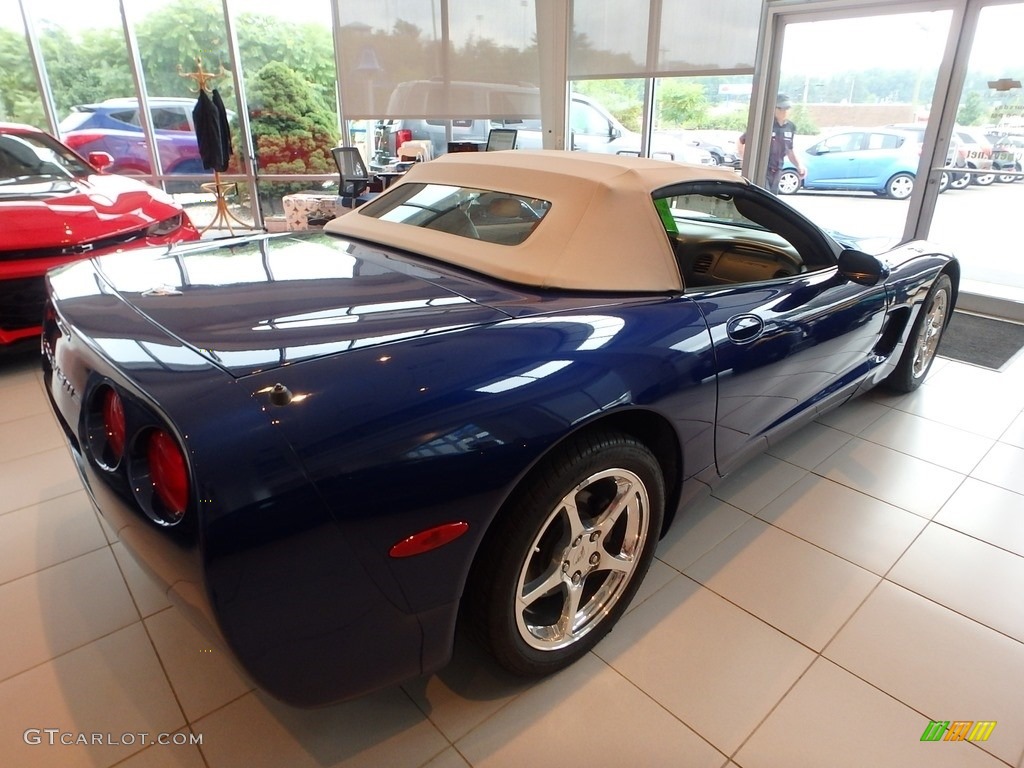 2004 Corvette Convertible - LeMans Blue Metallic / Shale photo #10