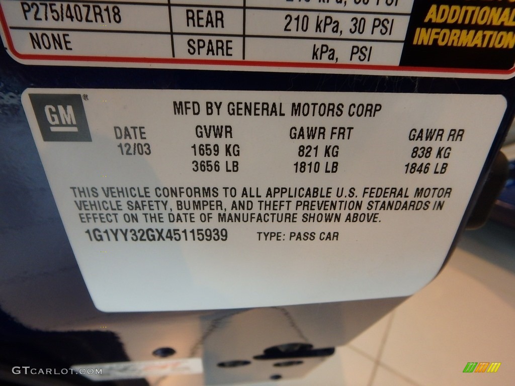 2004 Corvette Convertible - LeMans Blue Metallic / Shale photo #29