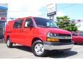 2009 Victory Red Chevrolet Express 2500 Cargo Van  photo #3