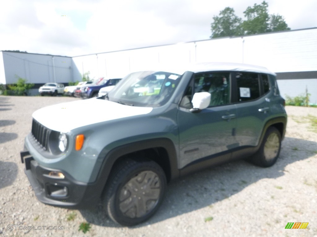 2018 Renegade Latitude 4x4 - Anvil / Black photo #1