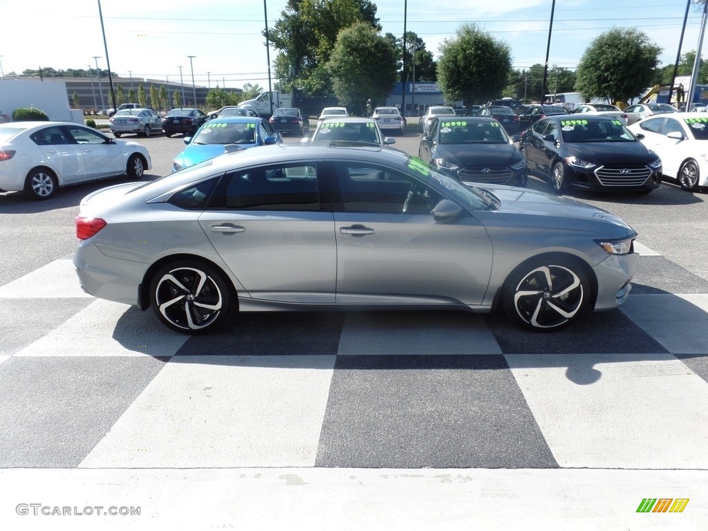 Lunar Silver Metallic 2018 Honda Accord Sport Sedan Exterior Photo #128760420