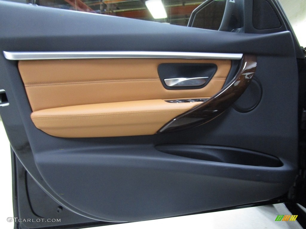 2018 3 Series 330i xDrive Sedan - Jet Black / Cognac photo #10