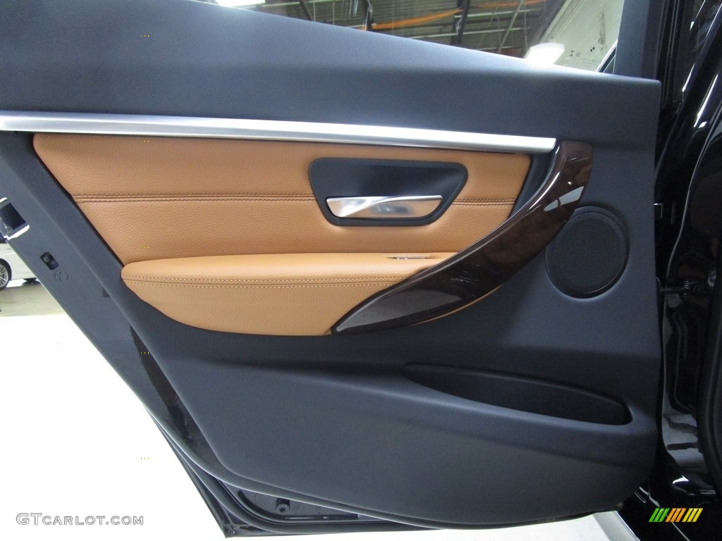 2018 3 Series 330i xDrive Sedan - Jet Black / Cognac photo #13