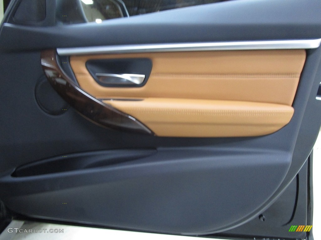 2018 3 Series 330i xDrive Sedan - Jet Black / Cognac photo #16