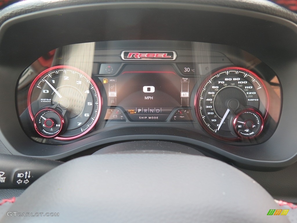 2019 Ram 1500 Rebel Crew Cab 4x4 Gauges Photo #128760846