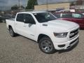 2019 Bright White Ram 1500 Big Horn Crew Cab 4x4  photo #2