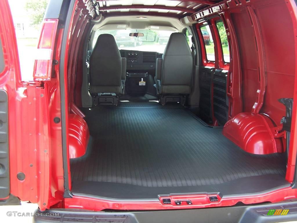2009 Express 2500 Cargo Van - Victory Red / Medium Pewter photo #8