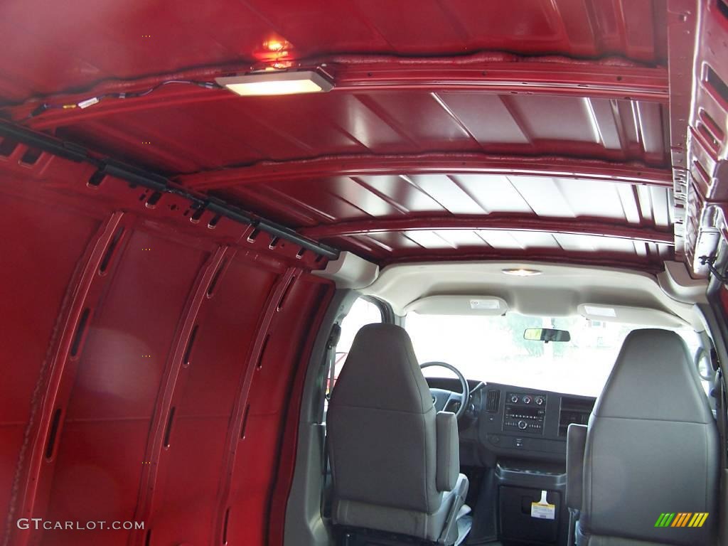2009 Express 2500 Cargo Van - Victory Red / Medium Pewter photo #9