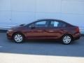 Crimson Pearl - Civic LX Sedan Photo No. 2