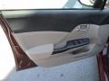 Crimson Pearl - Civic LX Sedan Photo No. 10