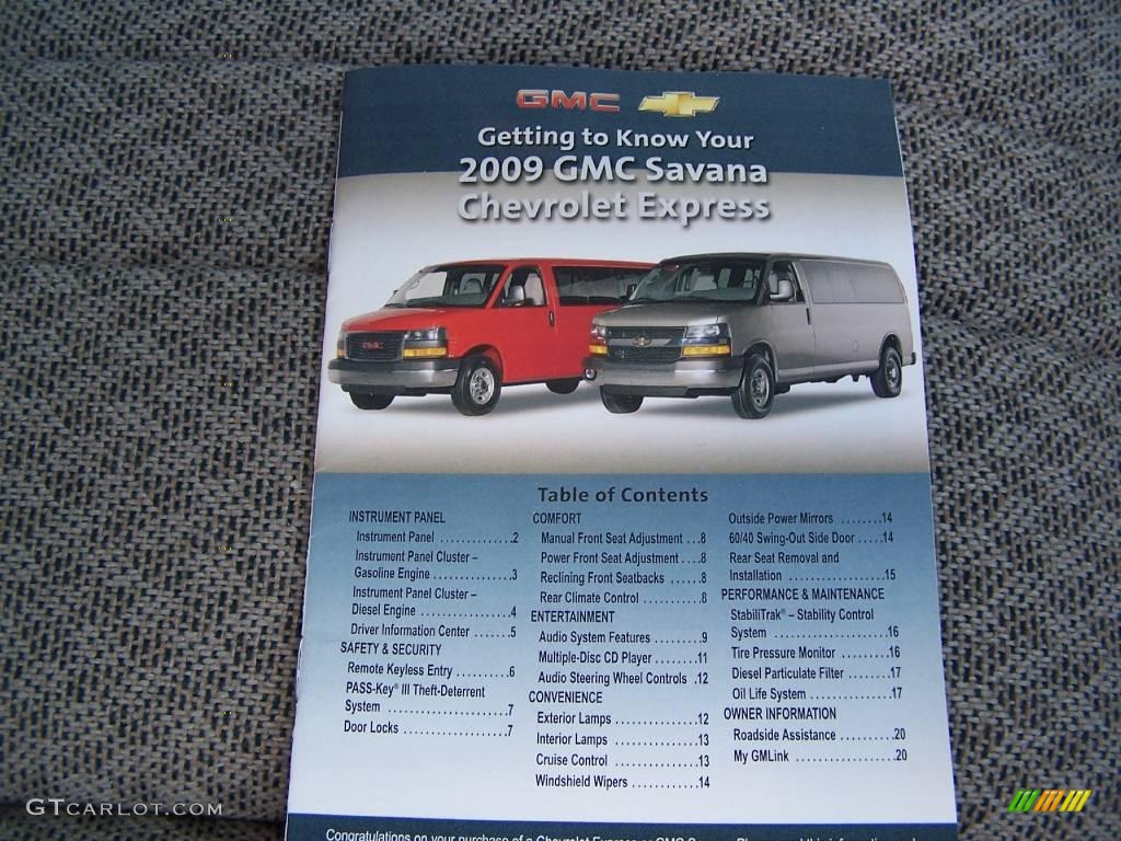 2009 Express 2500 Cargo Van - Victory Red / Medium Pewter photo #20