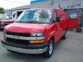 2009 Victory Red Chevrolet Express 2500 Cargo Van  photo #30