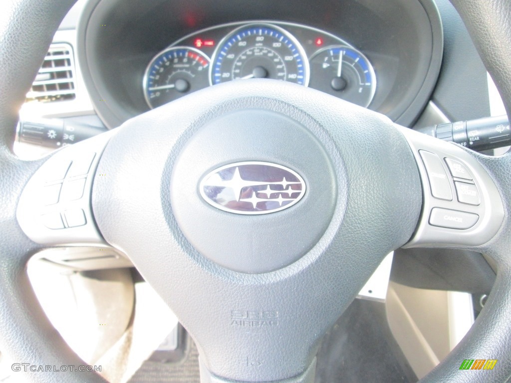 2010 Forester 2.5 X Premium - Spark Silver Metallic / Black photo #11