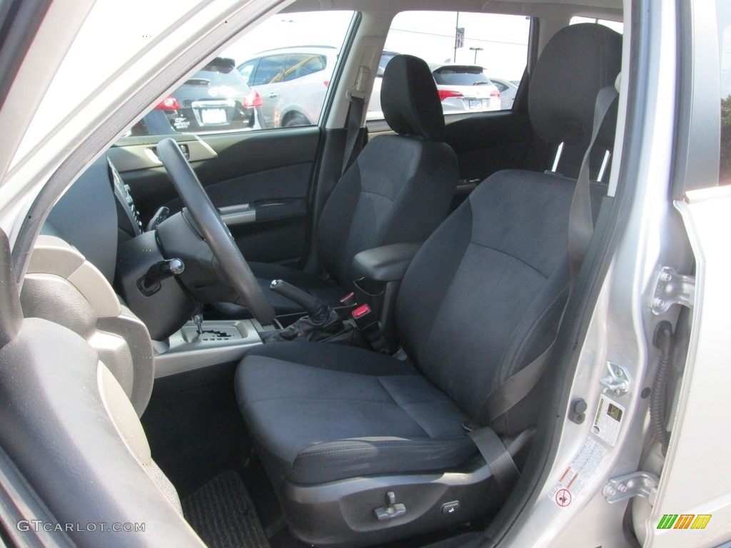 2010 Forester 2.5 X Premium - Spark Silver Metallic / Black photo #16