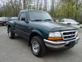 1998 Deep Emerald Green Metallic Ford Ranger XLT Regular Cab  photo #2