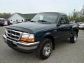 1998 Deep Emerald Green Metallic Ford Ranger XLT Regular Cab  photo #6