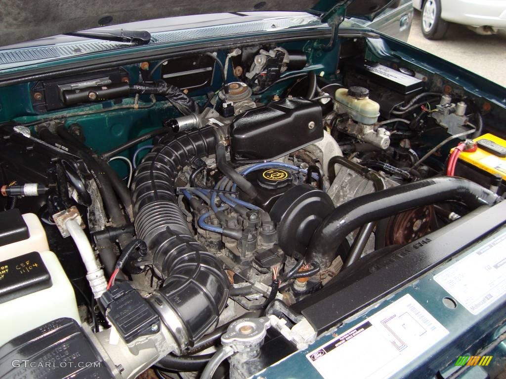 1998 Ranger XLT Regular Cab - Deep Emerald Green Metallic / Medium Graphite photo #15