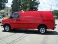 2009 Victory Red Chevrolet Express 2500 Cargo Van  photo #50