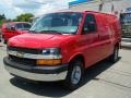 2009 Victory Red Chevrolet Express 2500 Cargo Van  photo #51