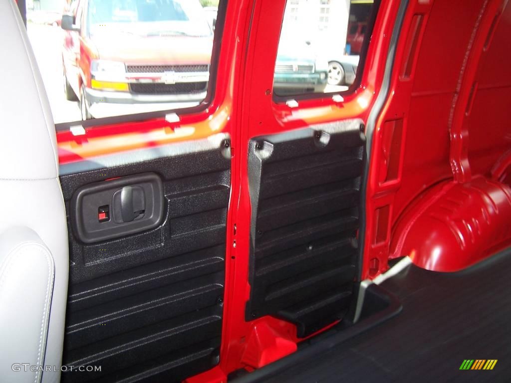 2009 Express 2500 Cargo Van - Victory Red / Medium Pewter photo #57