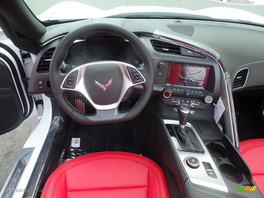 2019 Chevrolet Corvette Stingray Convertible Adrenaline Red Dashboard Photo #128766951
