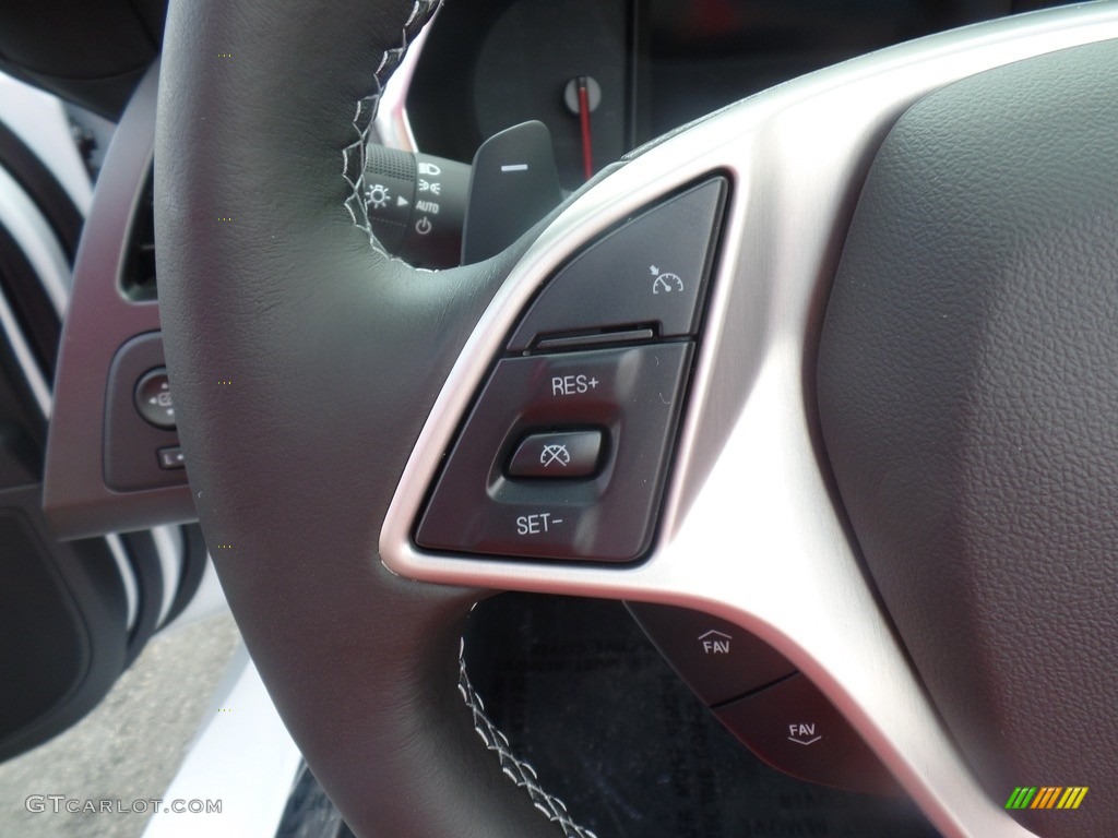 2019 Chevrolet Corvette Stingray Convertible Adrenaline Red Steering Wheel Photo #128767026