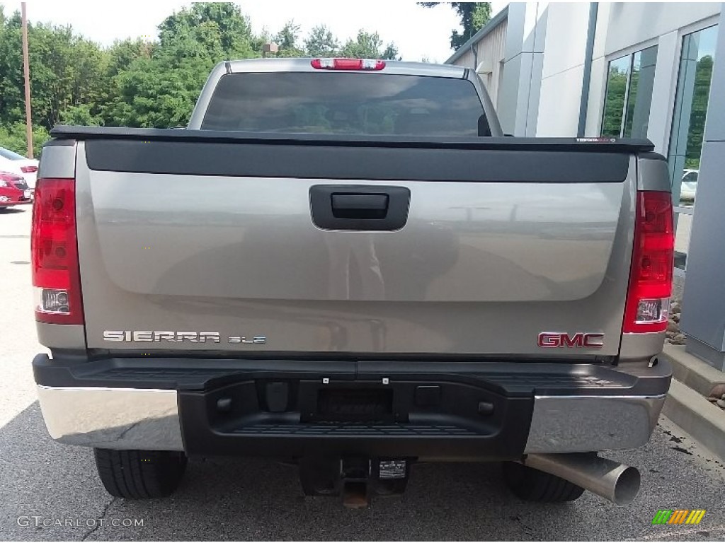 2013 Sierra 2500HD SLE Extended Cab 4x4 - Steel Gray Metallic / Dark Titanium/Light Titanium photo #4