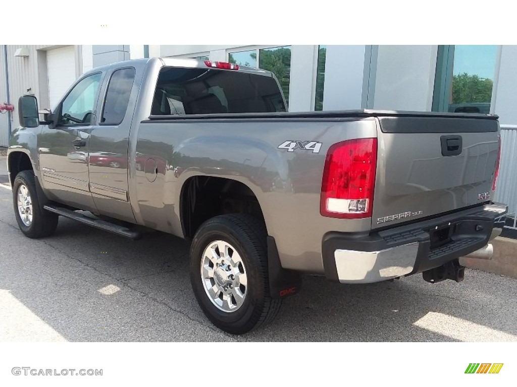 2013 Sierra 2500HD SLE Extended Cab 4x4 - Steel Gray Metallic / Dark Titanium/Light Titanium photo #5