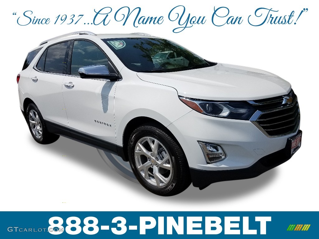 2019 Equinox Premier - Summit White / Jet Black/Brandy photo #1