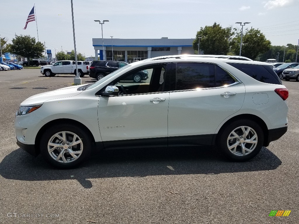 2019 Equinox Premier - Summit White / Jet Black/Brandy photo #3