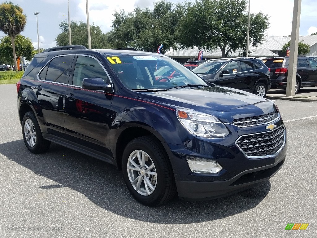 2017 Equinox LT - Blue Velvet Metallic / Light Titanium/Jet Black photo #7