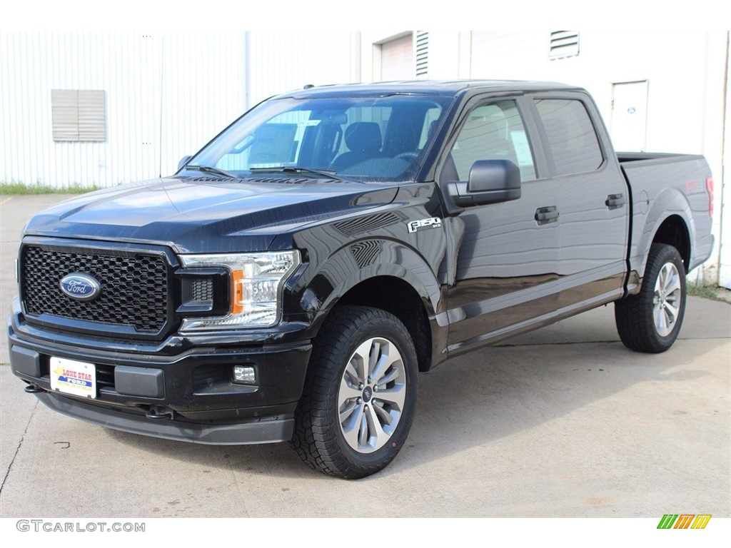 2018 F150 STX SuperCrew 4x4 - Shadow Black / Earth Gray photo #3