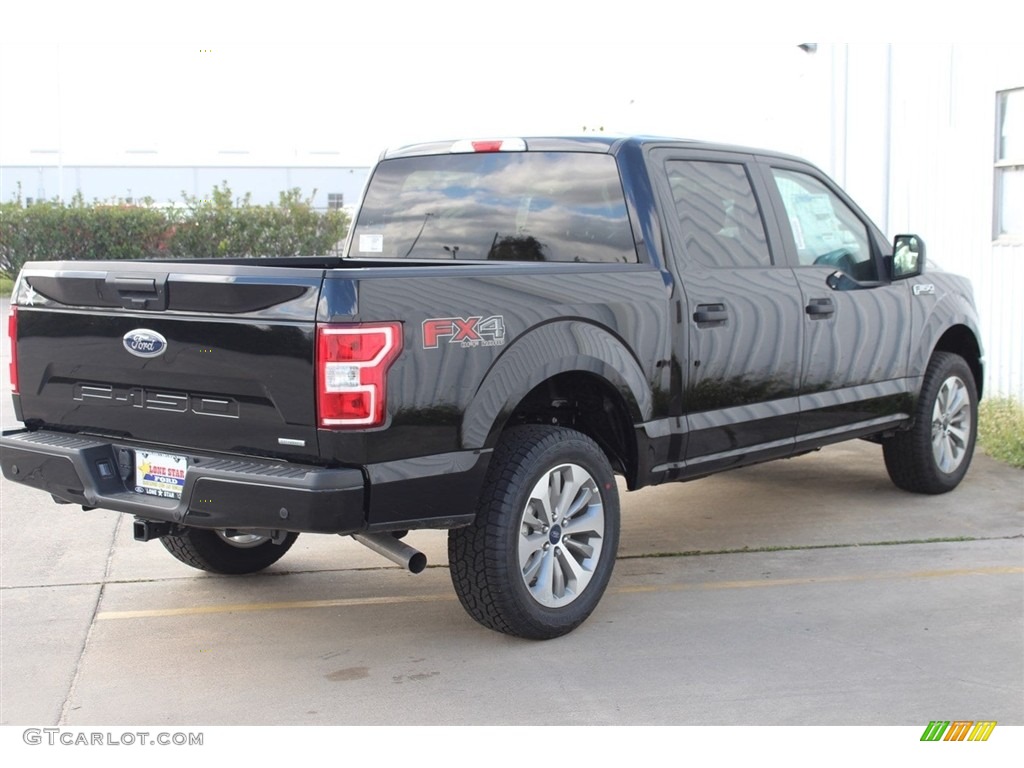 2018 F150 STX SuperCrew 4x4 - Shadow Black / Earth Gray photo #7