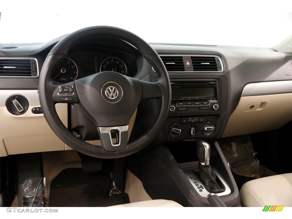 2014 Jetta SE Sedan - Tempest Blue Metallic / Cornsilk Beige photo #6