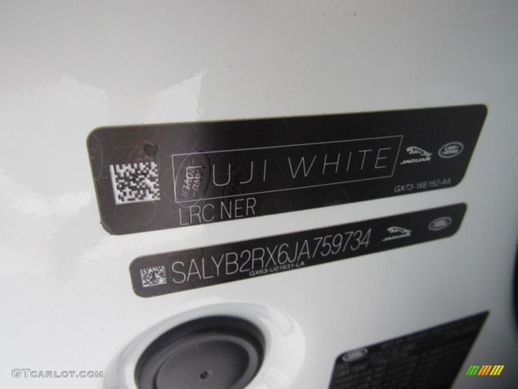 2018 Range Rover Velar S - Fuji White / Ebony photo #39