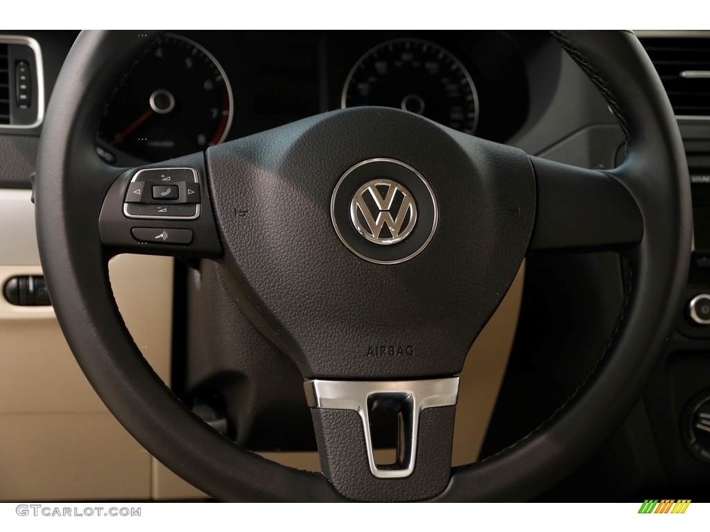 2014 Jetta SE Sedan - Tempest Blue Metallic / Cornsilk Beige photo #7
