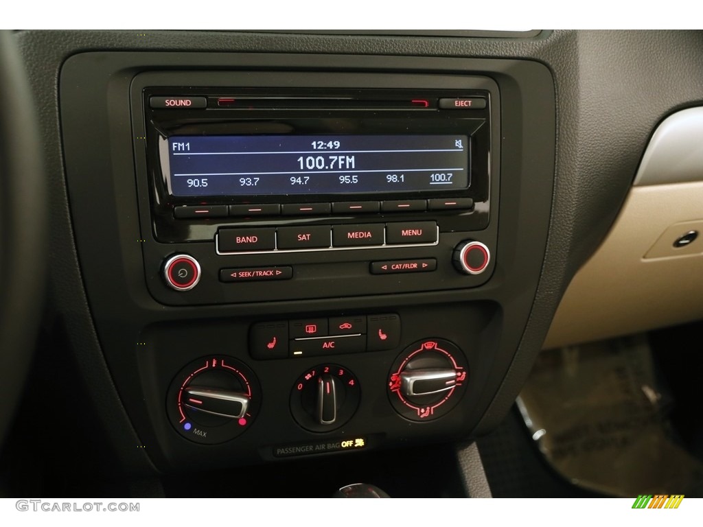 2014 Jetta SE Sedan - Tempest Blue Metallic / Cornsilk Beige photo #9