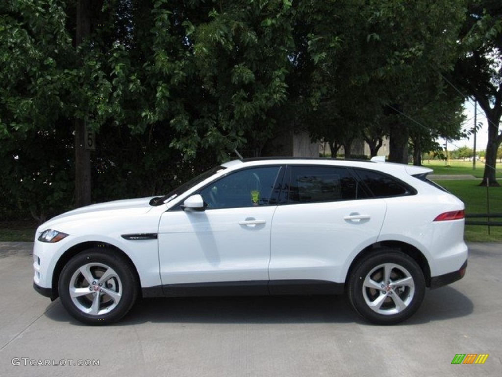 Fuji White 2019 Jaguar F-PACE Premium AWD Exterior Photo #128774061