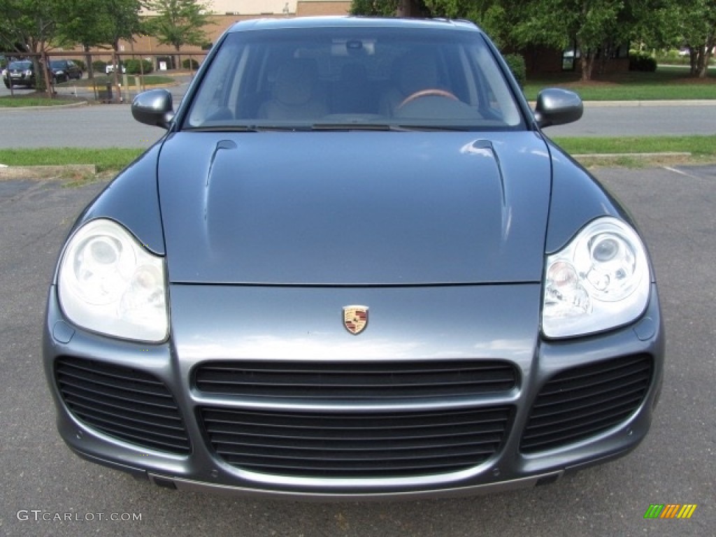 2004 Cayenne Turbo - Titanium Metallic / Stone/Steel Grey photo #5