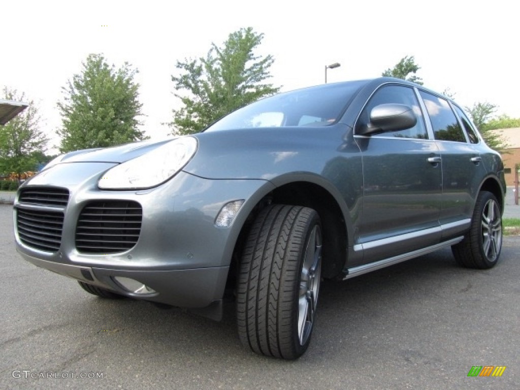 2004 Cayenne Turbo - Titanium Metallic / Stone/Steel Grey photo #6