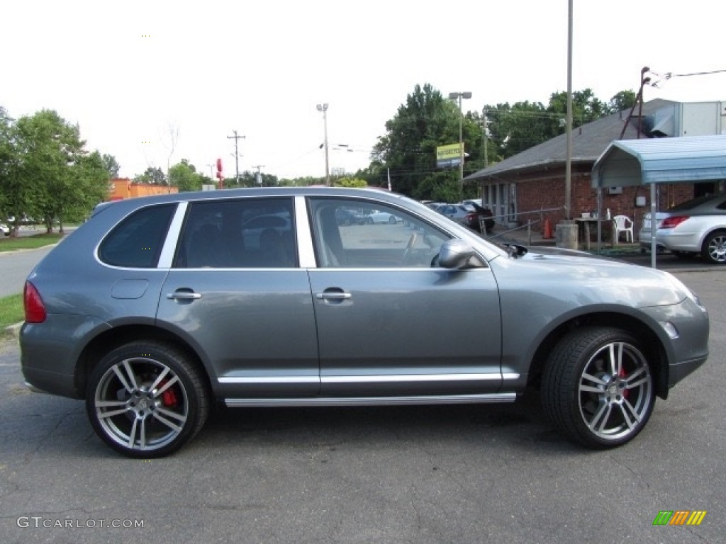 2004 Cayenne Turbo - Titanium Metallic / Stone/Steel Grey photo #11