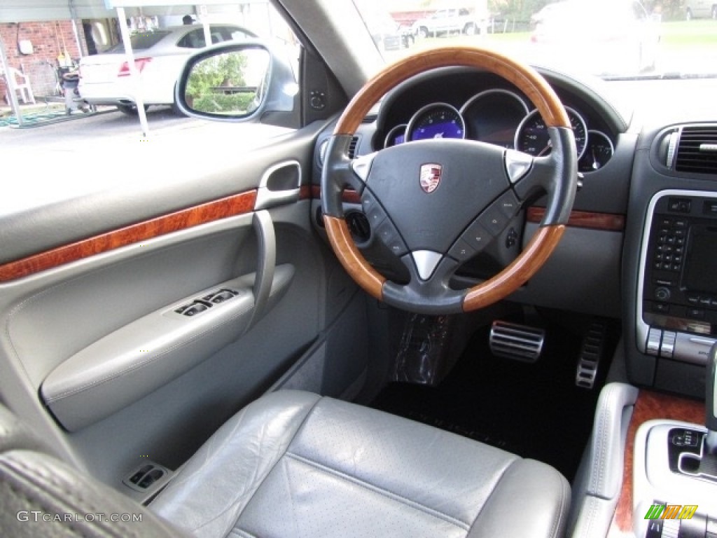 2004 Cayenne Turbo - Titanium Metallic / Stone/Steel Grey photo #12